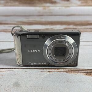 Sony Cyber-shot DSC-W370 14.1MP Digital Camera Grey – For Parts/Not Working